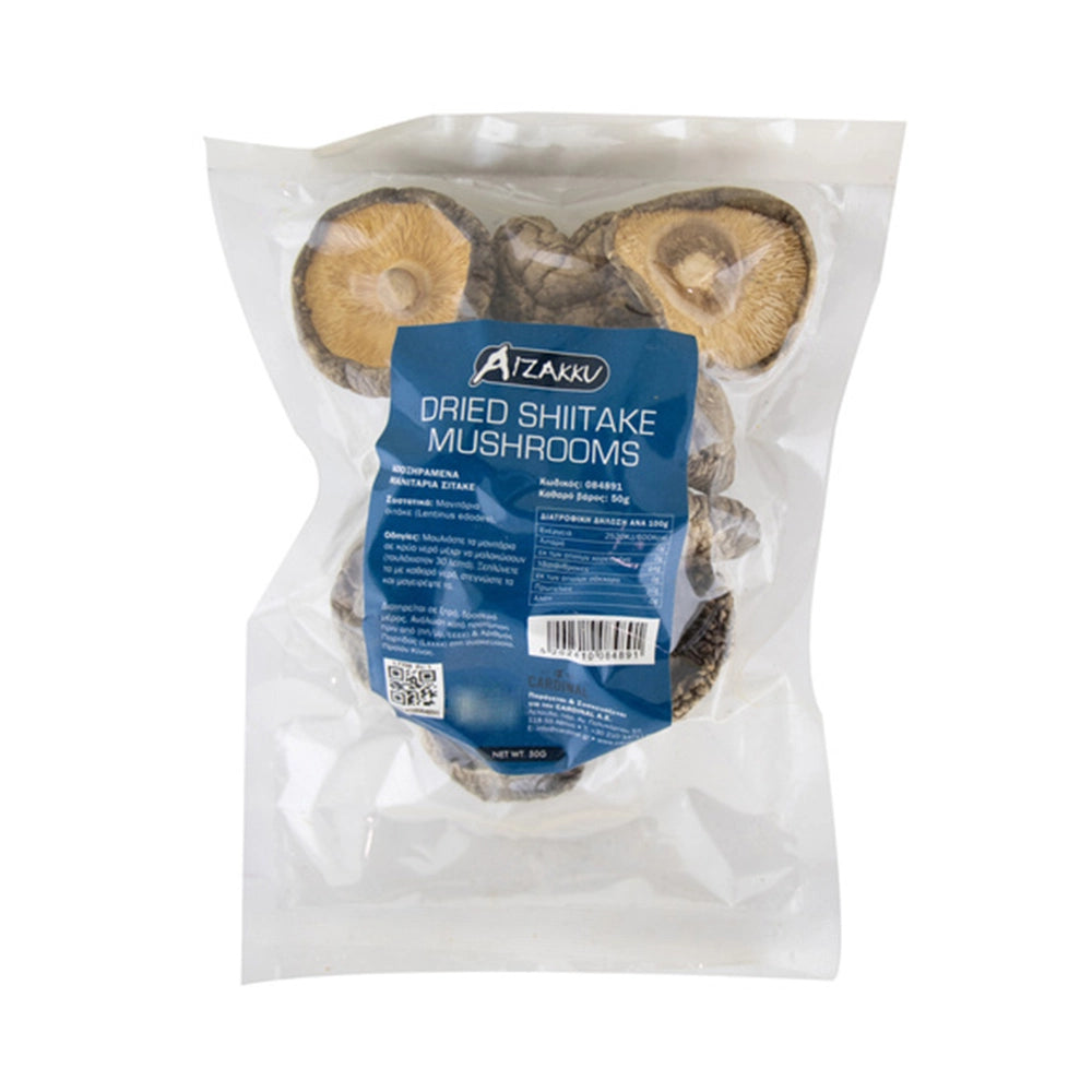 Aποξηραμένα Mανιτάρια Aizakku Whole Dried Shiitake Mushrooms 50g